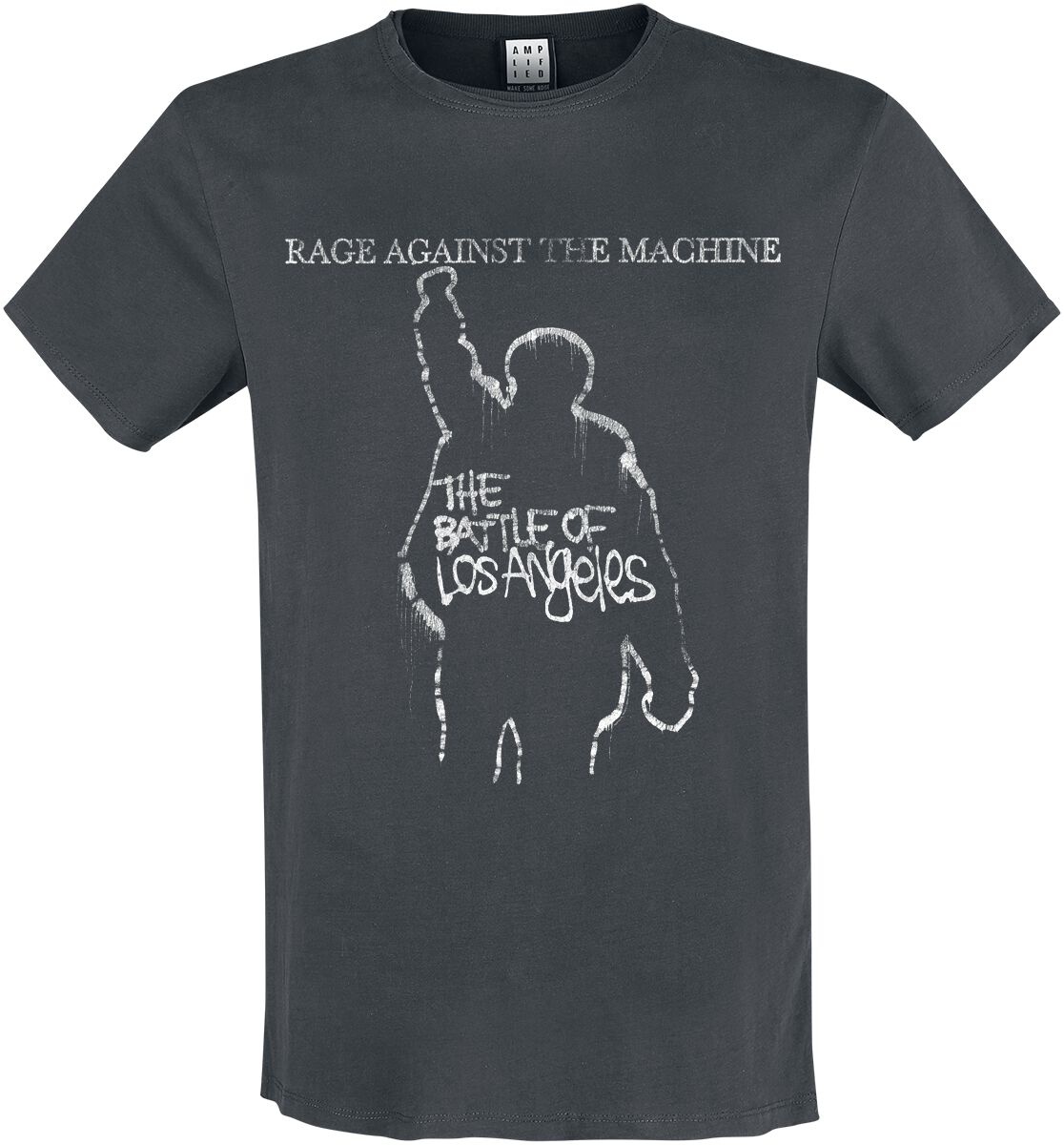 Rage Against The Machine T-Shirt - Amplified Collection - The Battle Of LA - S bis 3XL - für Männer - Größe XL - charcoal  - EMP exklusives