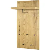 Haku-Möbel HAKU Möbel Wandgarderobe 15620 braun Holz 5 Haken 49,0 x 100,0 cm