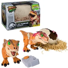 Spin Master Primal Hatch - Interaktiver T-Rex im Ei, Spielfigur, mehrfarbig, 31 cm