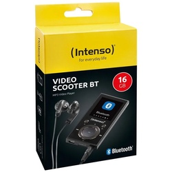 Intenso MP3 Player Video Scooter Bluetooth 16GB 1,8 Zoll Display schwarz MP3-Player