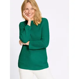 Classic Basics U-Boot-Pullover grün 44