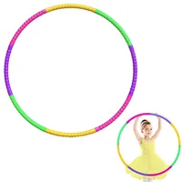 8 Abschnitte Fitness Hula Hoop Reifen Kinder,Einstellbares Gewicht Hula Hoop Reifen,Farbig Hoola Hoop Reifen,Hoola-Reifen Für Kinder,Abnehmbare Fitness Gymnastik Kreis Reifen,Kiuiom