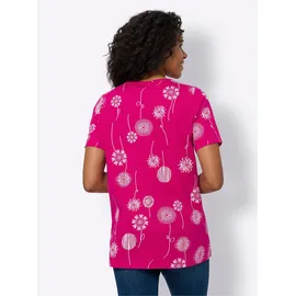 Sieh an! Longshirt Pink/Weiß 40