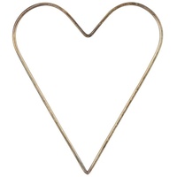 Ib laursen Deko Herz Metall, 20 cm, grau