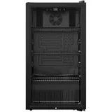 PKM GKS83B Getränkekühlschrank 89 l 83 cm hoch Schwarz