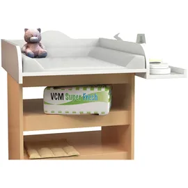 VCM Wickelaufsatz Maße ca. H. 15 x B. 81 x T. 72 cm Wickelaufsatz für Schränke - Malira L