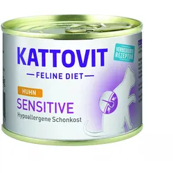 KATTOVIT Sensitive Huhn 185g für Katzen mit Nahrungsmittelallergien