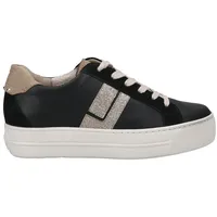 Paul Green 5430-03 Damen Schwarz/Gold 39