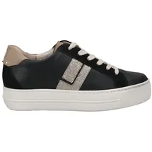Paul Green 5430-03 Damen Schwarz/Gold 39