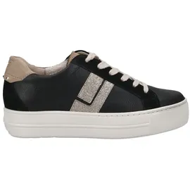 Paul Green 5430-03 Damen Schwarz/Gold 39