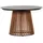 VCM Max Gartentisch Ø 115 x 75 cm Teak/Grau