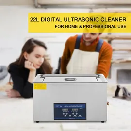 Vevor Ultraschallreiniger 22 L Silber