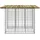 deluke Gartenbank 100 x 72 x 102 cm Braun