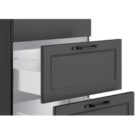 kochstation Winkelküche KS-Lana L-Form 240 cm grau