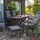 Mr. Deko Granada Ausziehtisch 160-210 cm & 6 Merida Relaxsessel  inkl. Hocker  grau
