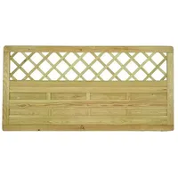 Tetzner & Jentzsch T & J Sichtschutzelement Baikal (B x H: 180 x 90 cm, Holz, Natur, Mit Gitter)