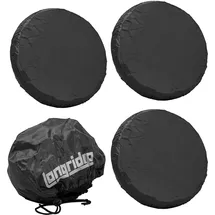 Longridge Golf Trolley-Radabdeckung, Schwarz