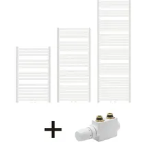 Feuer-Anker Badheizkörper 400 x 1200 mm weiß Mittelventil