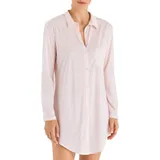 Hanro Hanro, Damen, Cotton Deluxe Nachthemd - 90 cm lang - Langarm, Rosa, XS)