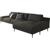 Designwerk Eckcouch Polyester 3-Sitzer Grün