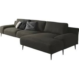 Designwerk Eckcouch Polyester 3-Sitzer Grün