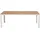 VCM Gartentisch 205 x 90 x 75 cm Teak-Dekor