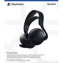 Sony PULSE EliteTM Wireless, Over-ear Gaming Headset Bluetooth Midnight Black