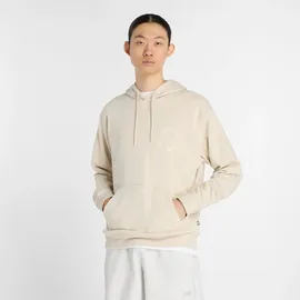 New Balance Circular Logo Kapuzensweatshirt Herren Timberwolf L