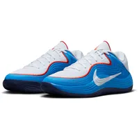 Nike "Nike Precision 8 Low", Herren, Gr. 46, weiß, weiß, lt photo blau, picante rot, Synthetik, Textil, Schuhe