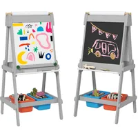 Aiyaplay Kindertafel, Grau, Holzwerkstoff, 50x108x51 cm,