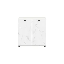 xonox Kommode Stone 86 x 88 x 41 cm Weiß