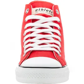 Ethletic White Cap Hi Cut Sneaker cranberry red just white