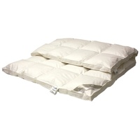 Betten Hofmann Premium 8 cm Winter Hochsteg Daunendecke Daunenbett 4x6 mit Aussensteg 155x220 cm