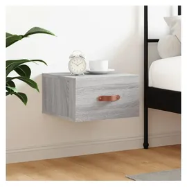 vidaXL Wand-nachttisch Grau Sonoma 35x35x20 Cm Vidaxl
