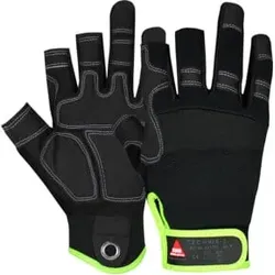 Hase Montagehandschuhe Technik, 3 Finger Größe 9, Velcro