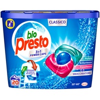 Bio Presto Bio Presto Power Caps Klassisch, vordosiertes Waschmittel aus Kapseln, 20 Waschgänge - 240 g