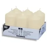 Papstar Stumpenkerzen 11,5 x 6 cm 6 St. creme