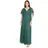 Vera Mont Abendkleid Glitzer-Look Grün/Grau 38