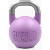 SUPRFIT – Pro Competition Kettlebells 20 kg – genormte Wettkampf Kugelhantel aus massivem Stahleinzelguss für Kraft- & Crosstraining – mit Farbcodierung zur besseren Unterscheidung der Gewichte