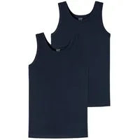 SCHIESSER Jungen 2 Pack Unterwäsche Unterhemd - 95/5 Organic