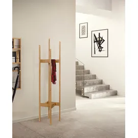 Andas Garderobenständer andas Eiche Braun