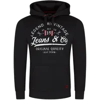Riverso RIVArmin Kapuzenpullover Schwarz 3XL