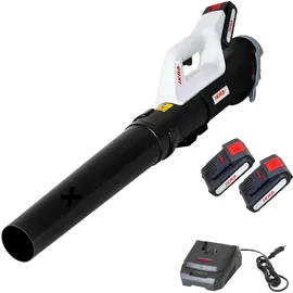 Ikra mogatec IKRA Akku Axial-Laubbläser ICB 20, ergonomisch, kompakt, leicht, inklusive 2X Akku & Schnelllader