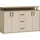 HBZ Drivno Sideboard 139 x 90 x 34 cm Beige / Artisan Eiche