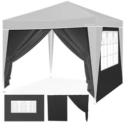 KESSER® 2X Seitenwand für Pavillon 3x3m - Faltpavillon Pop Up   klappbar   platzsparend   verstaubar