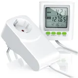 Bearware Stromverbrauchszähler mit Kabelverlängerung - Energiekostenmessgerät