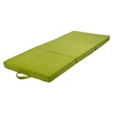 Velinda Klappmatratze Faltmatratze Gästebett Campingmatratze Reisematratze 80x200x10cm (Farbe: grün)