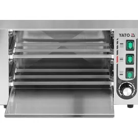 Yato Gastro Salamander, Ofen, Quarzgrill, Überbackgerät 3000W 490x300x330mm
