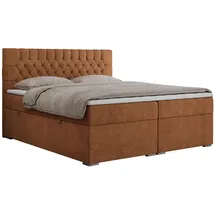 MKS Boxspringbett 160 x 200 cm H4 Orange