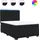 vidaXL Boxspringbett 140 x 200 cm Schwarz